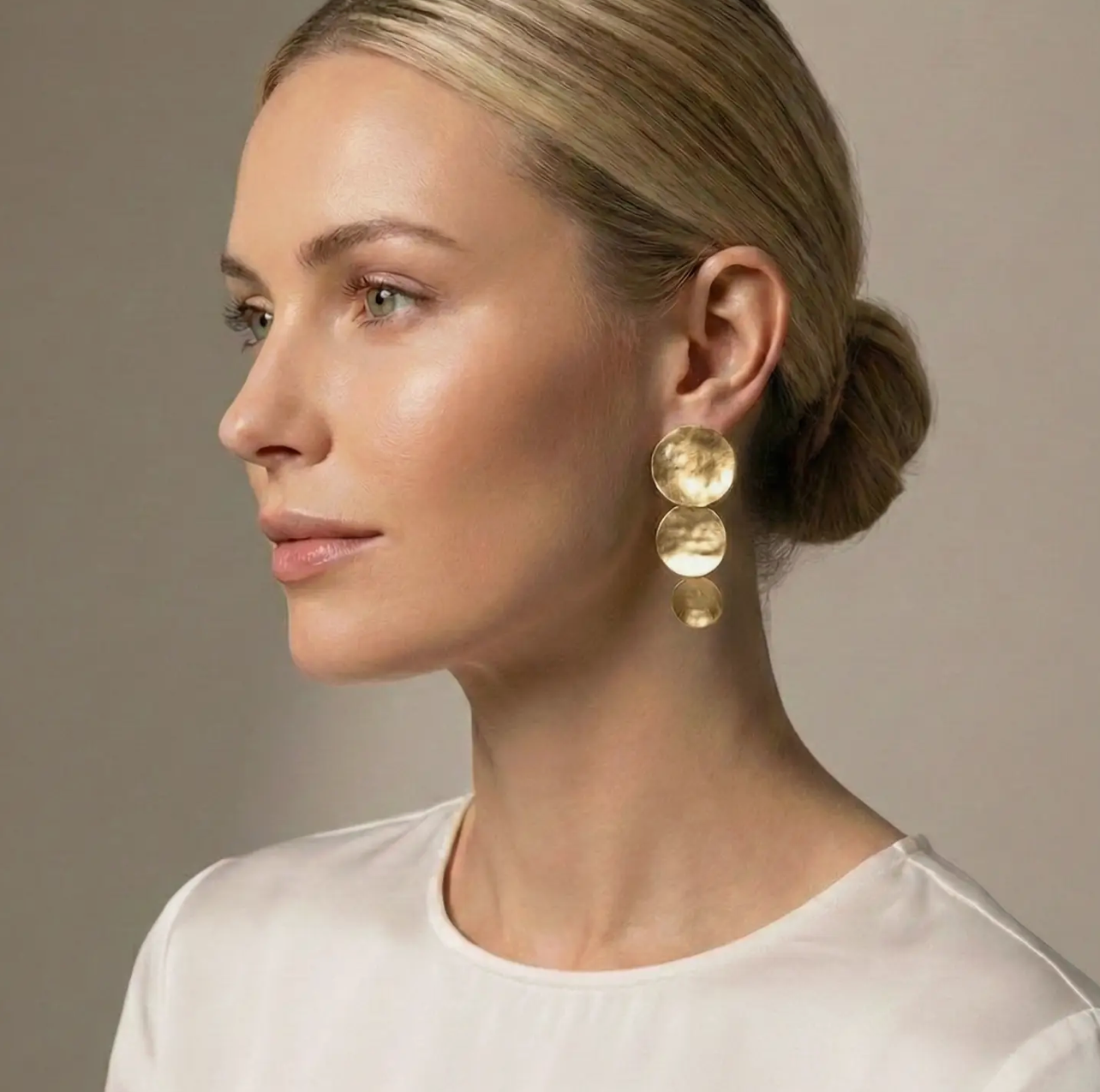 The Gold Abstract Earrings