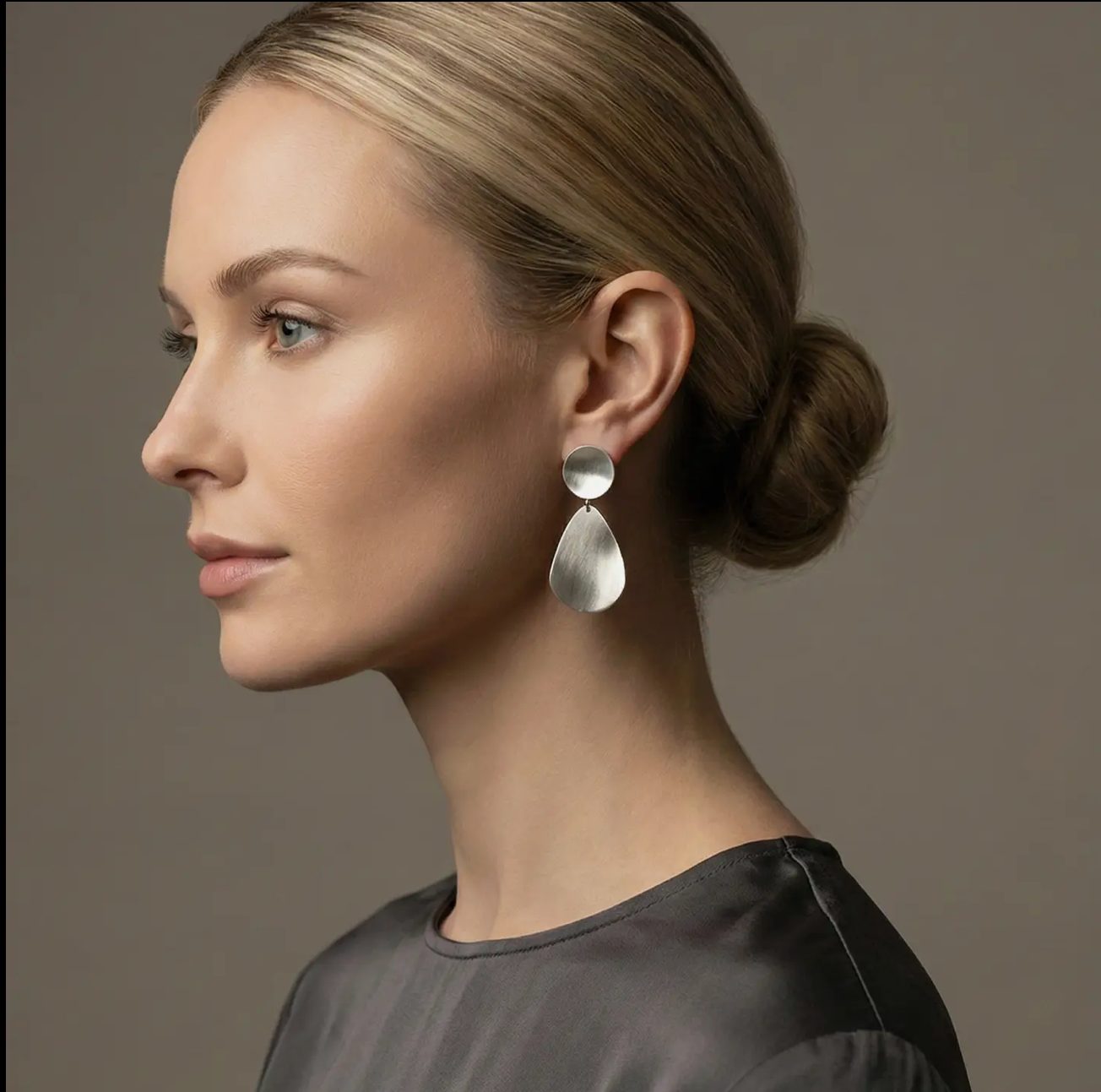 The Silver Abstract Earrings