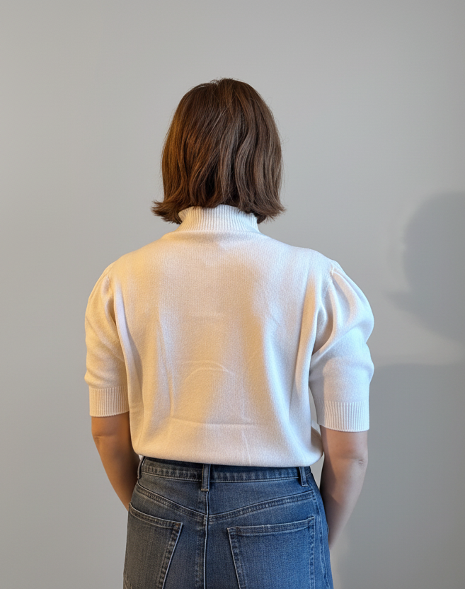 The Margaux Sweater-Cream