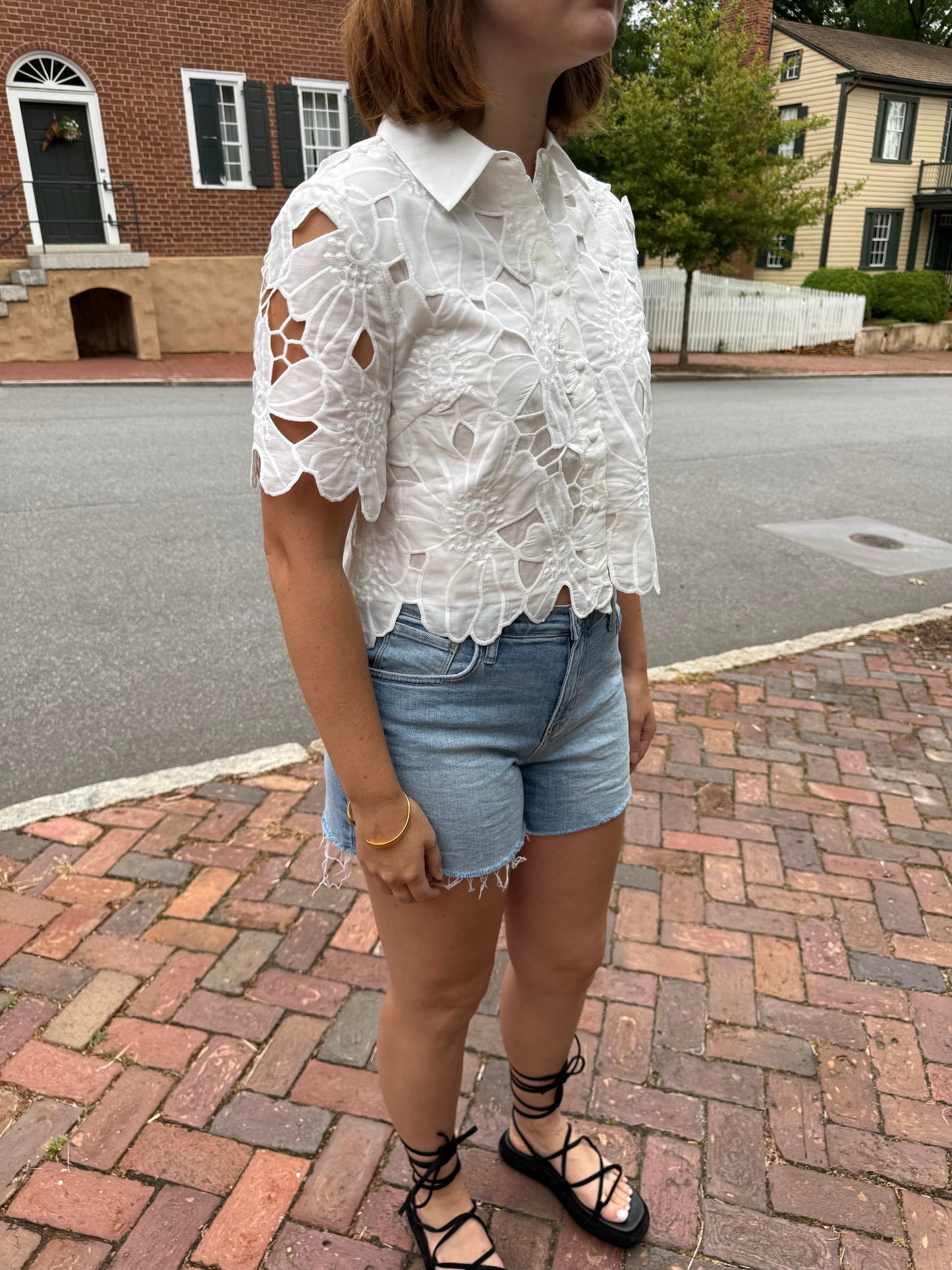The Effie Eyelet Top