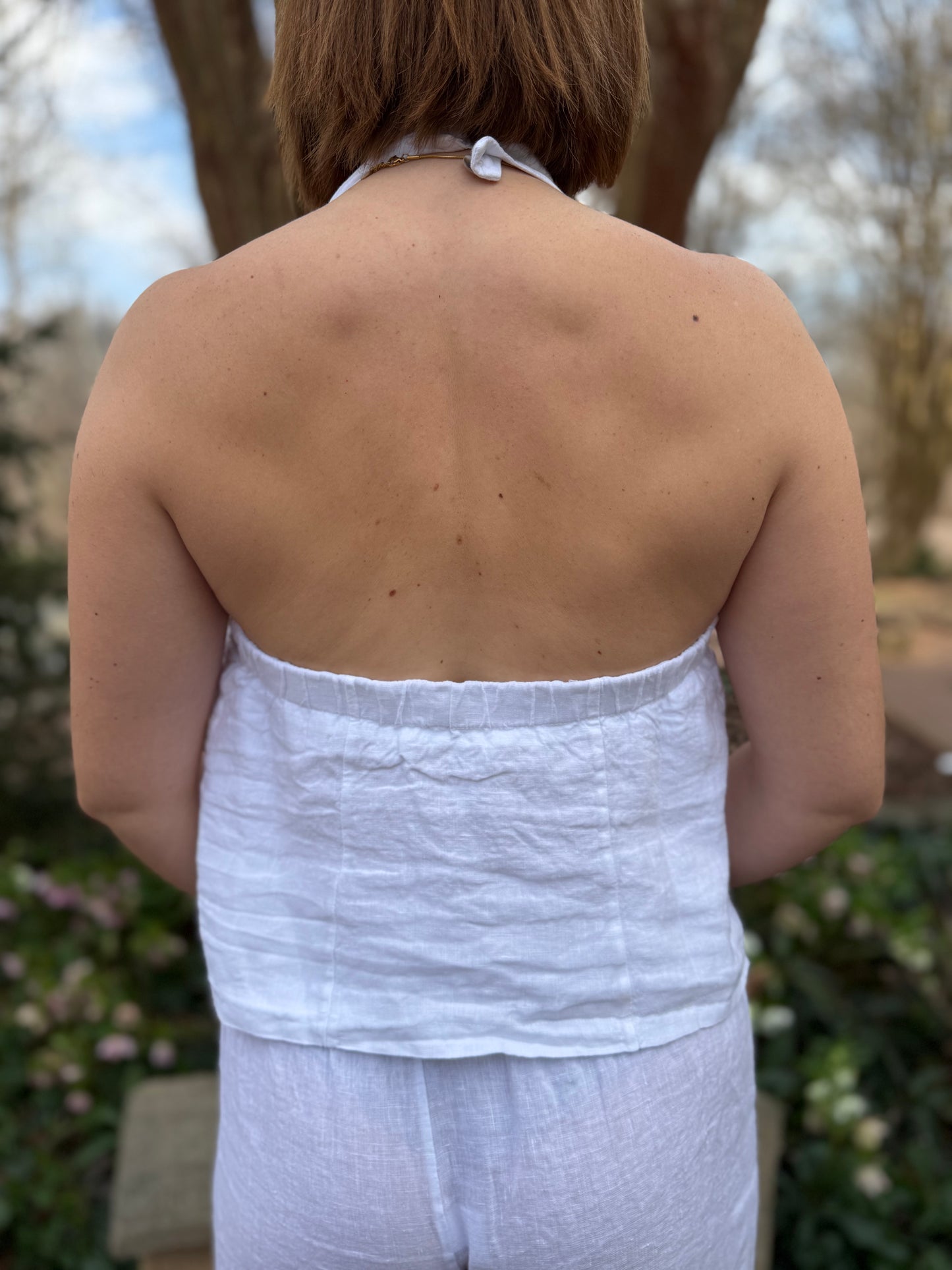 The Riviera Linen Top