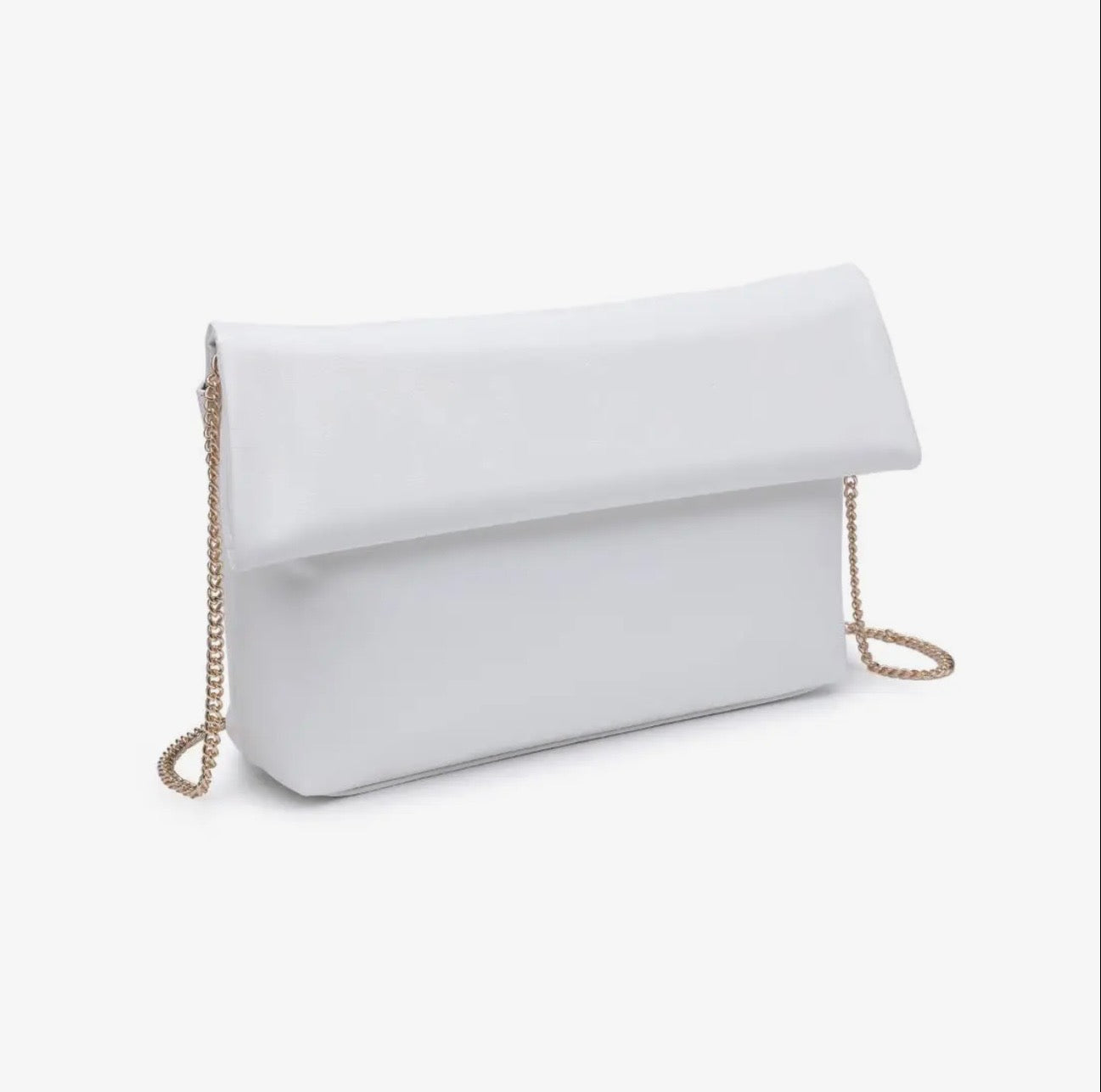 The Angela Clutch - White