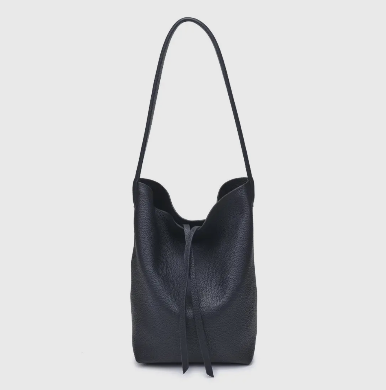 The Ember Bag - Pebbled Black