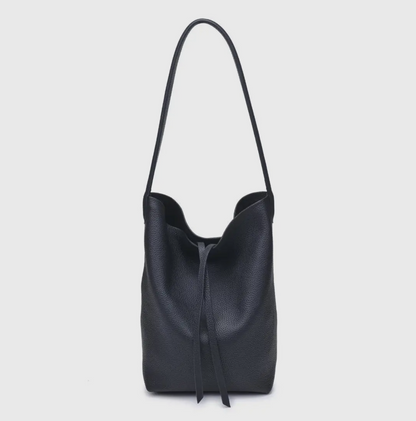 The Ember Bag - Pebbled Black