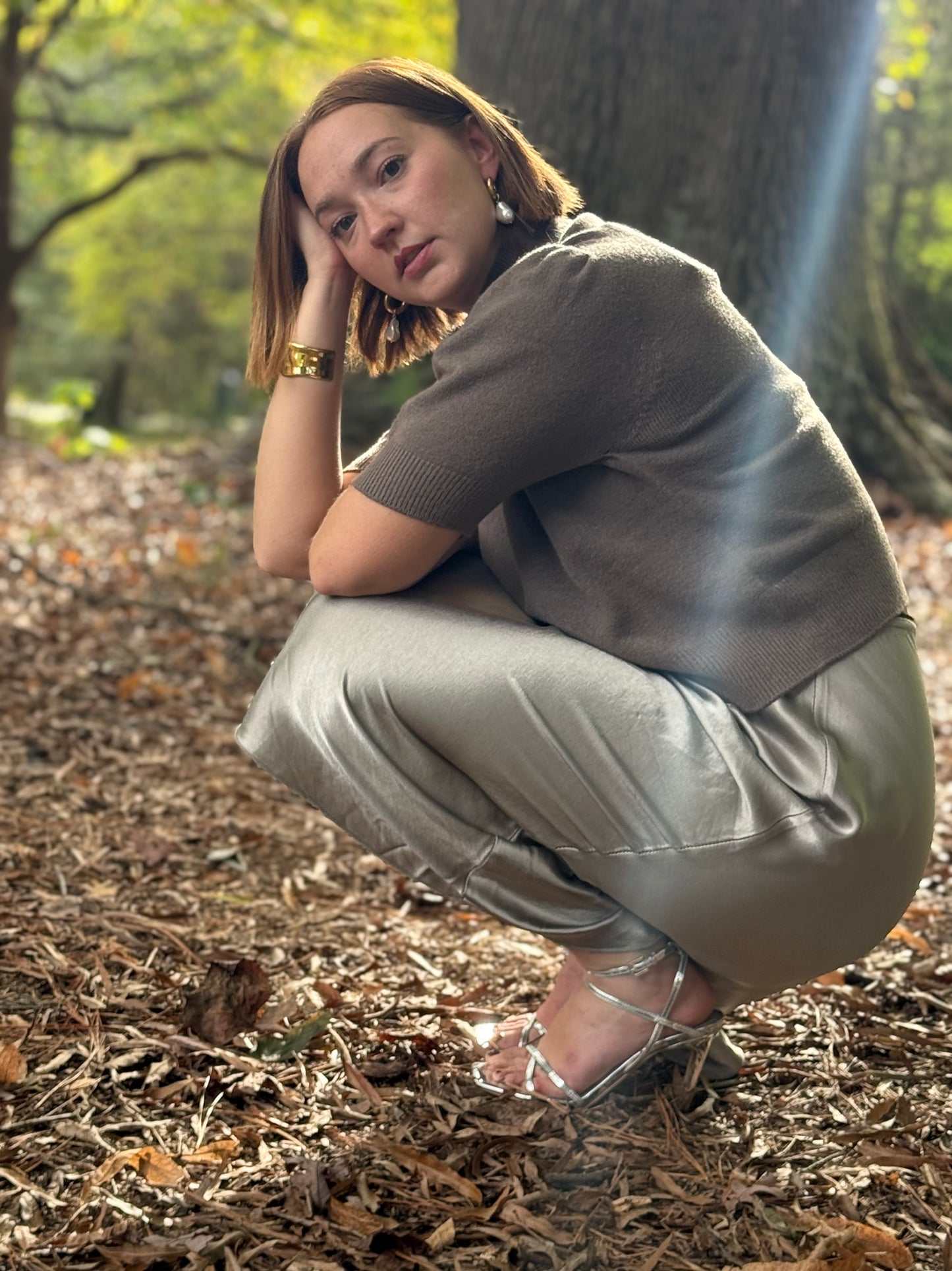 The Mocha Monochromatic Set- Sweater & Skirt Bundle