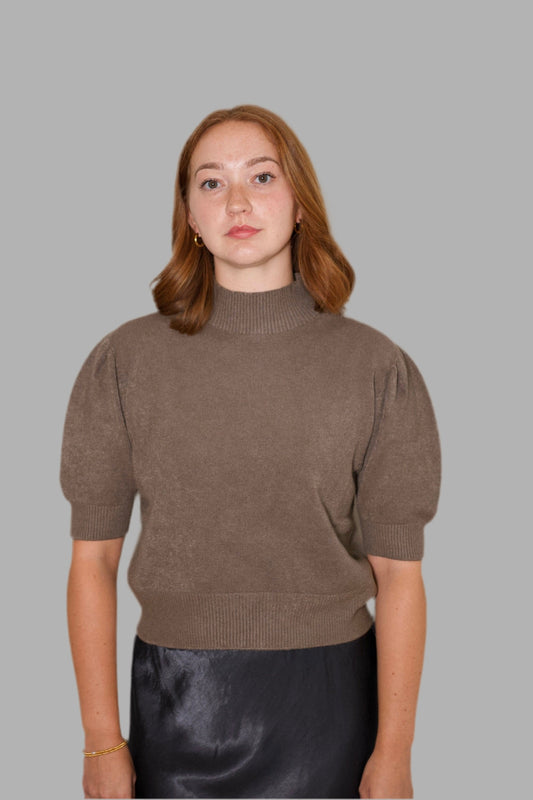 The Margaux Sweater-Mocha
