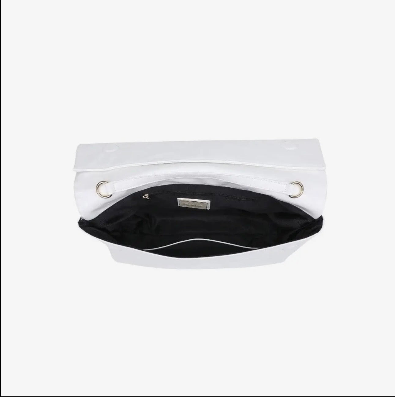 The Angela Clutch - White