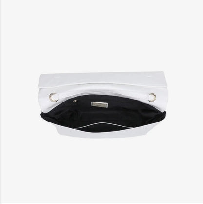 The Angela Clutch - White