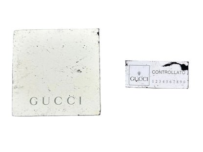 Vintage Gucci Leather Top Handle Box Bag