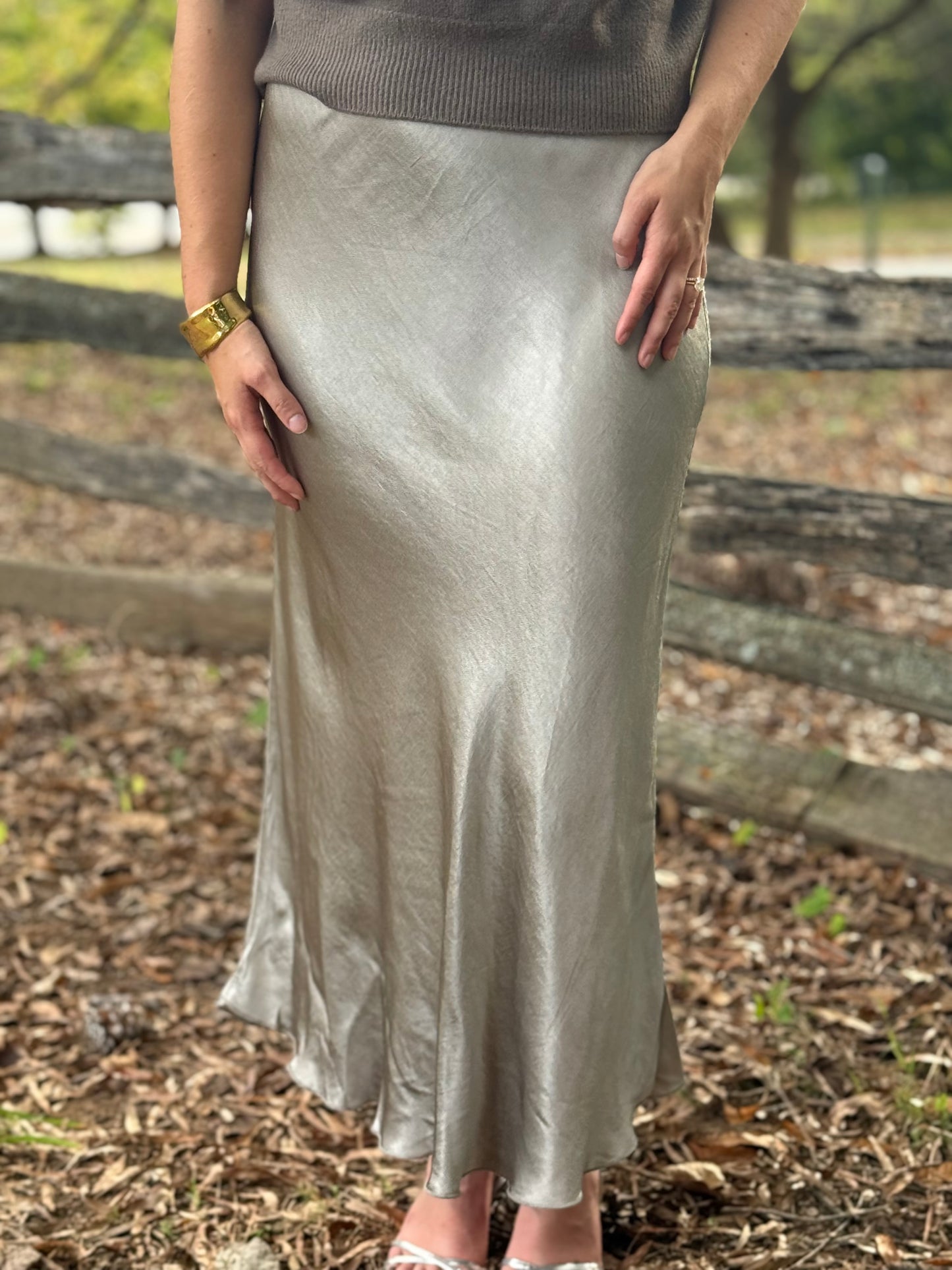 The Mocha Monochromatic Set- Sweater & Skirt Bundle