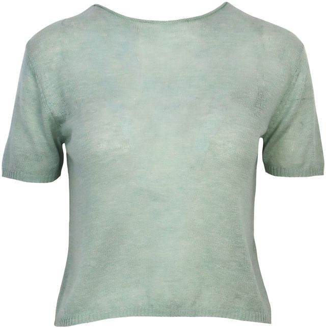 The Macie Knit Top - Sage Green