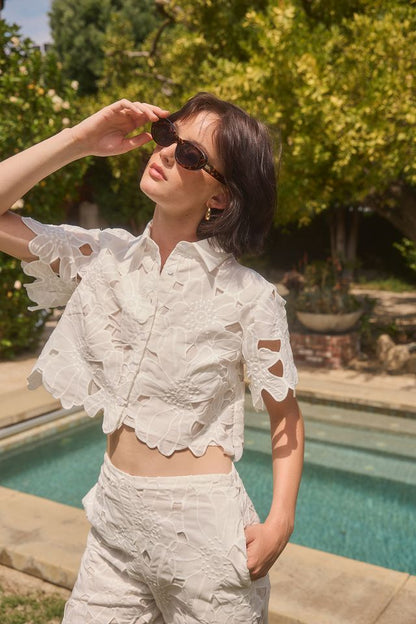 The Effie Eyelet Top