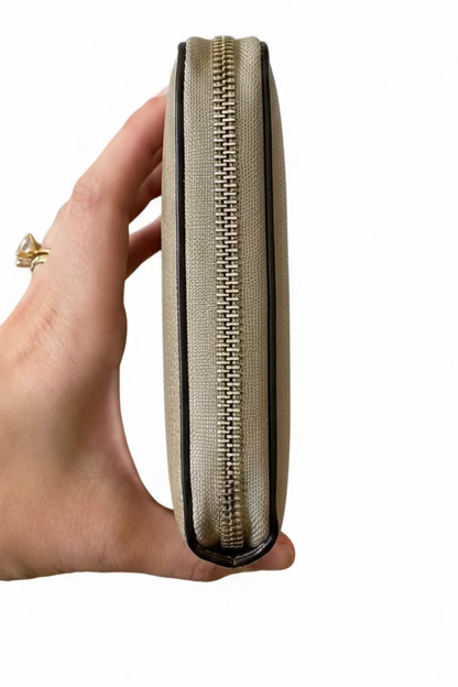 Celine Calfskin Large Zip Long Wallet