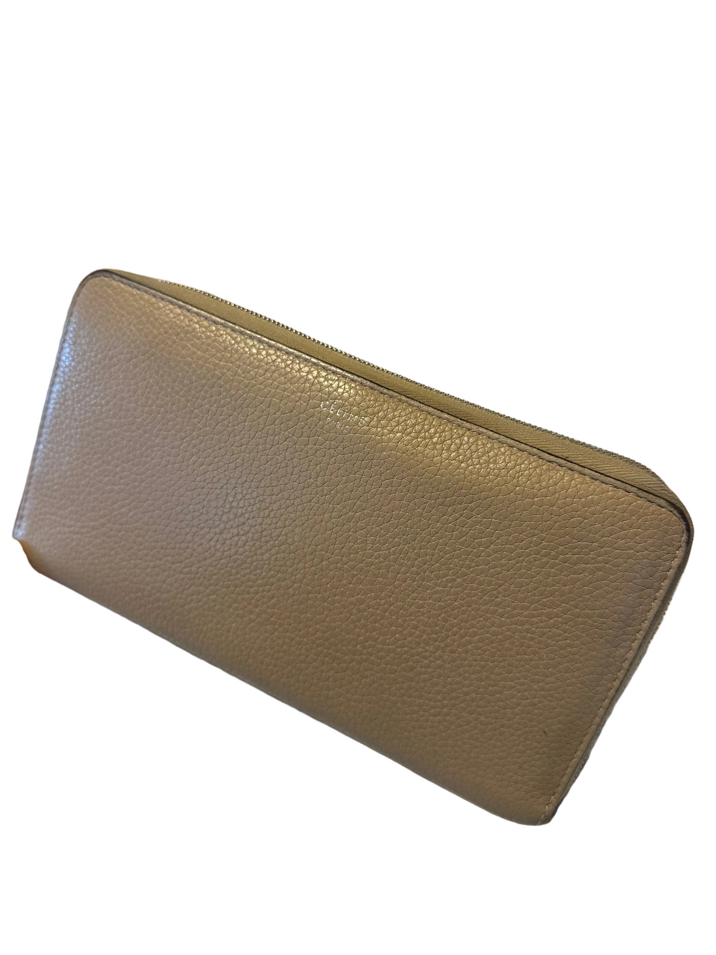 Celine Calfskin Large Zip Long Wallet